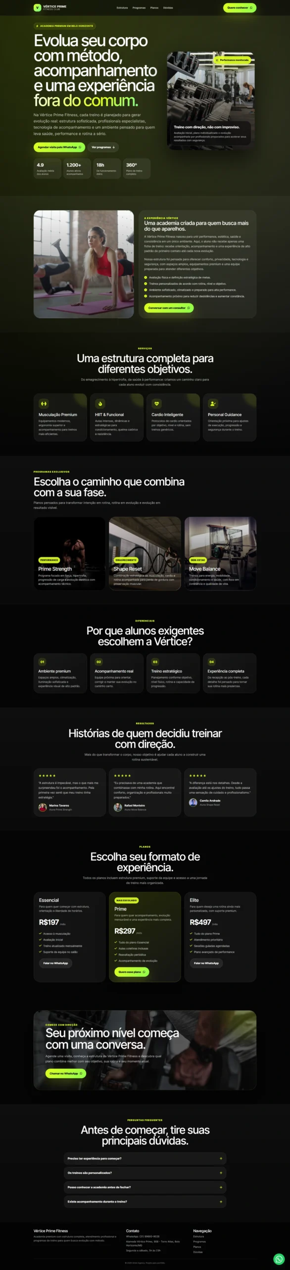 Landing page portfolio 1