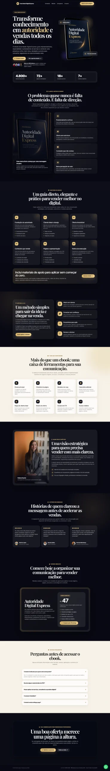 Landing page portfolio 4