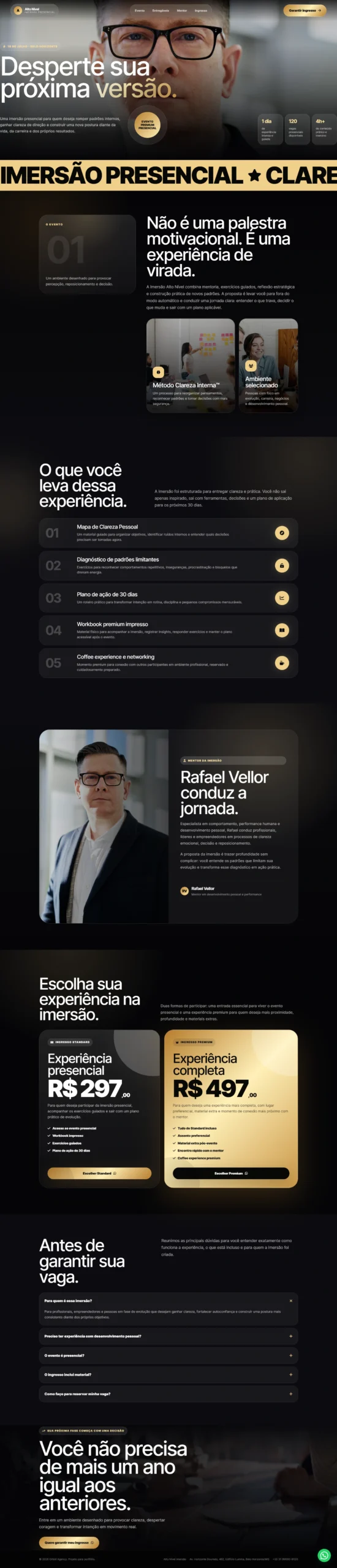 Landing page portfolio 3