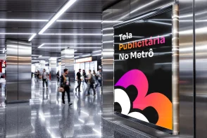 Tela-Publicitária-No-Metrô